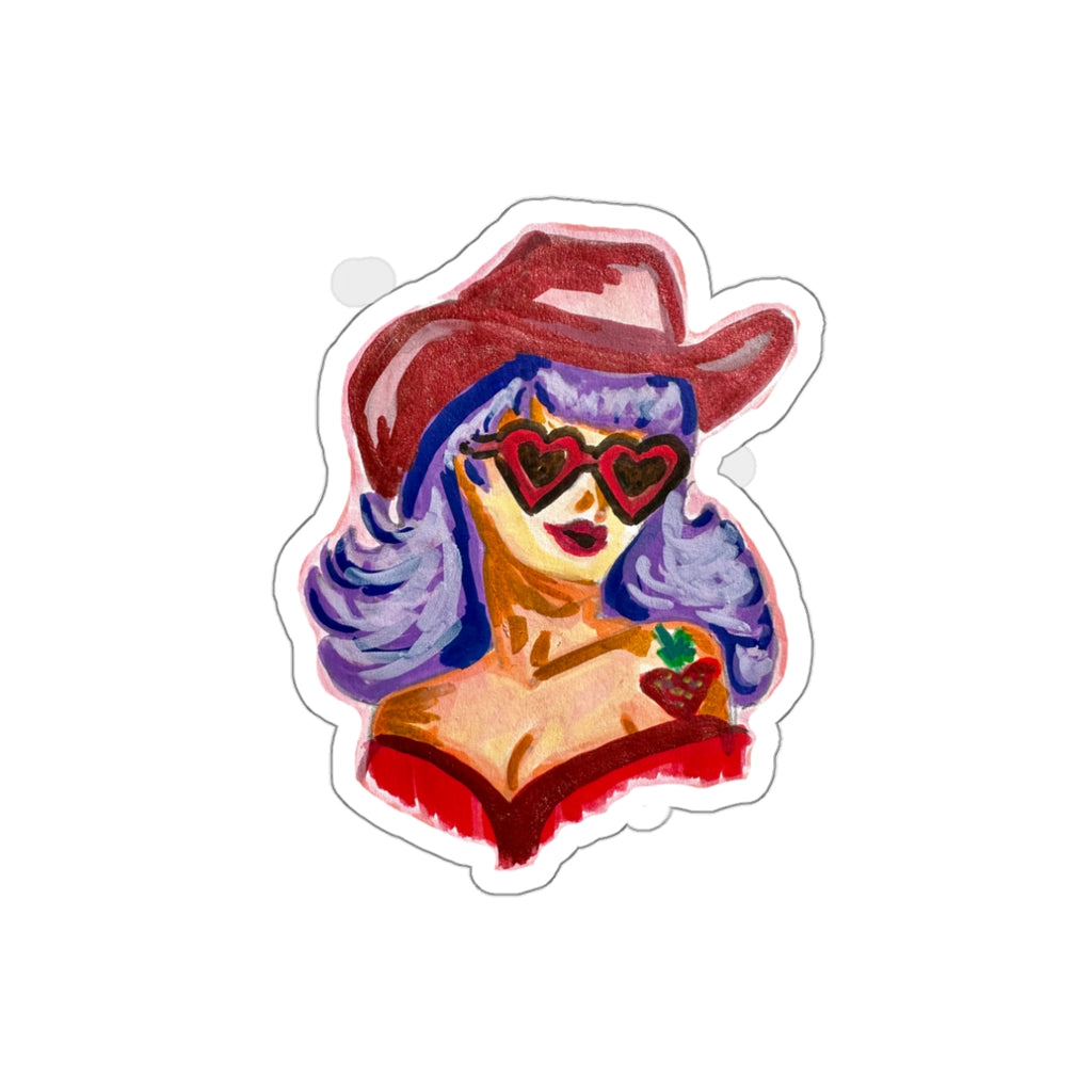 Cowgirl Babe Die-Cut Sticker