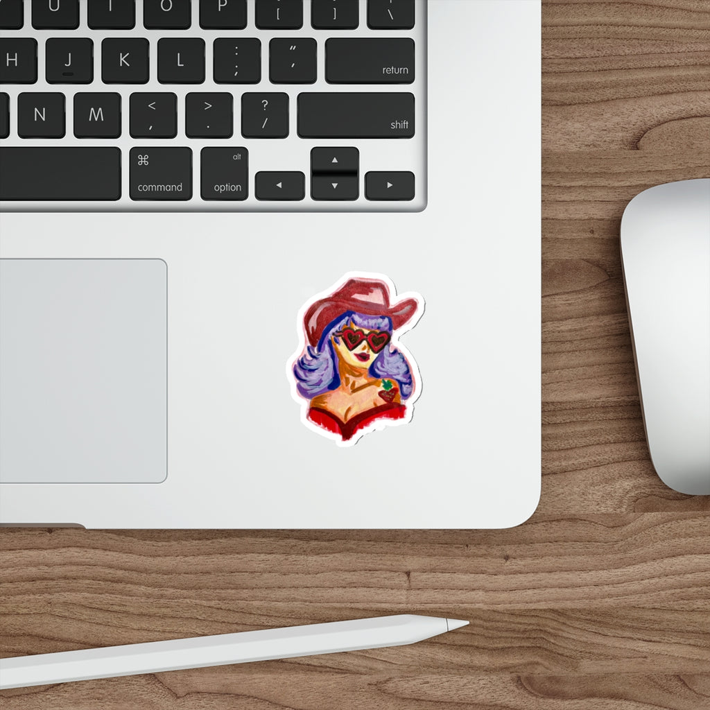 Cowgirl Babe Die-Cut Sticker