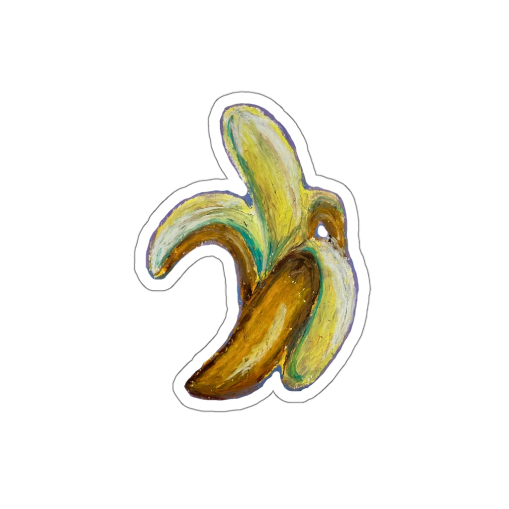 Banana Peel Die-Cut Sticker