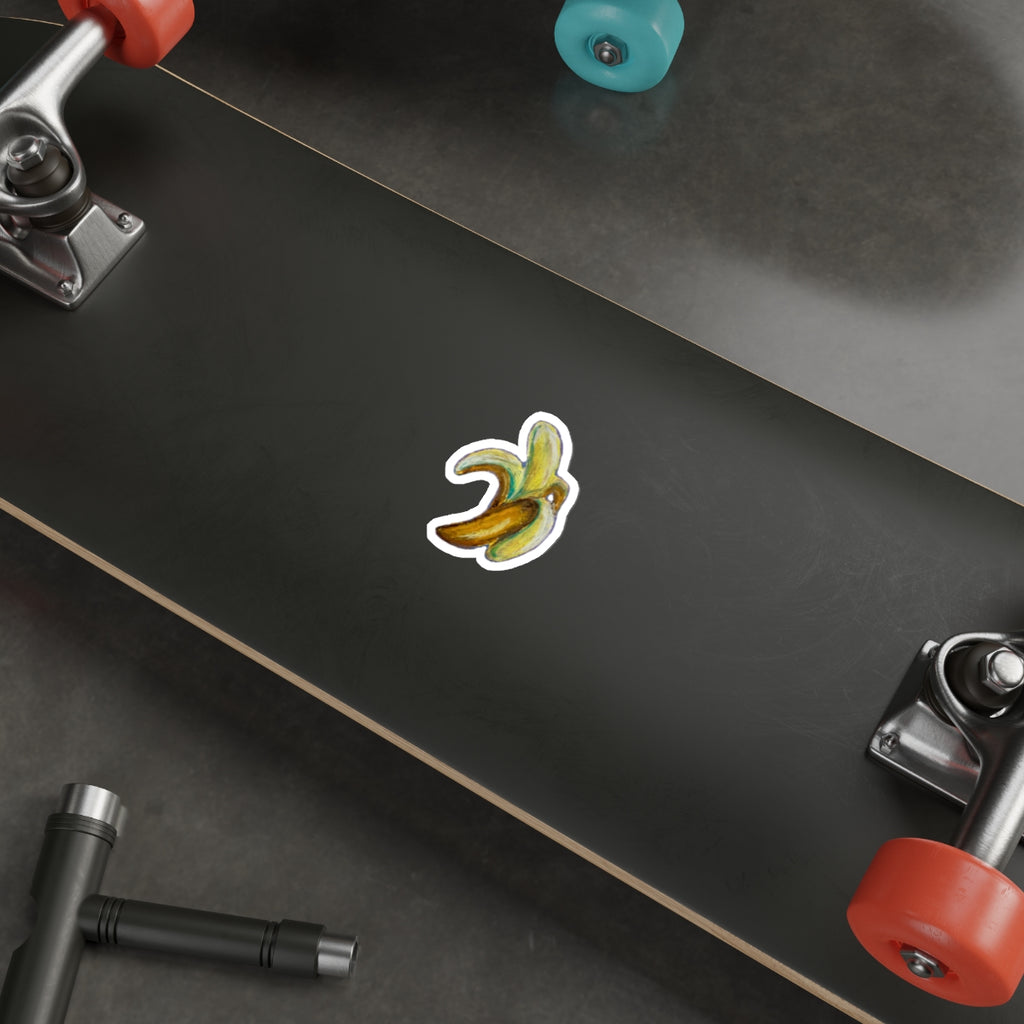 Banana Peel Die-Cut Sticker