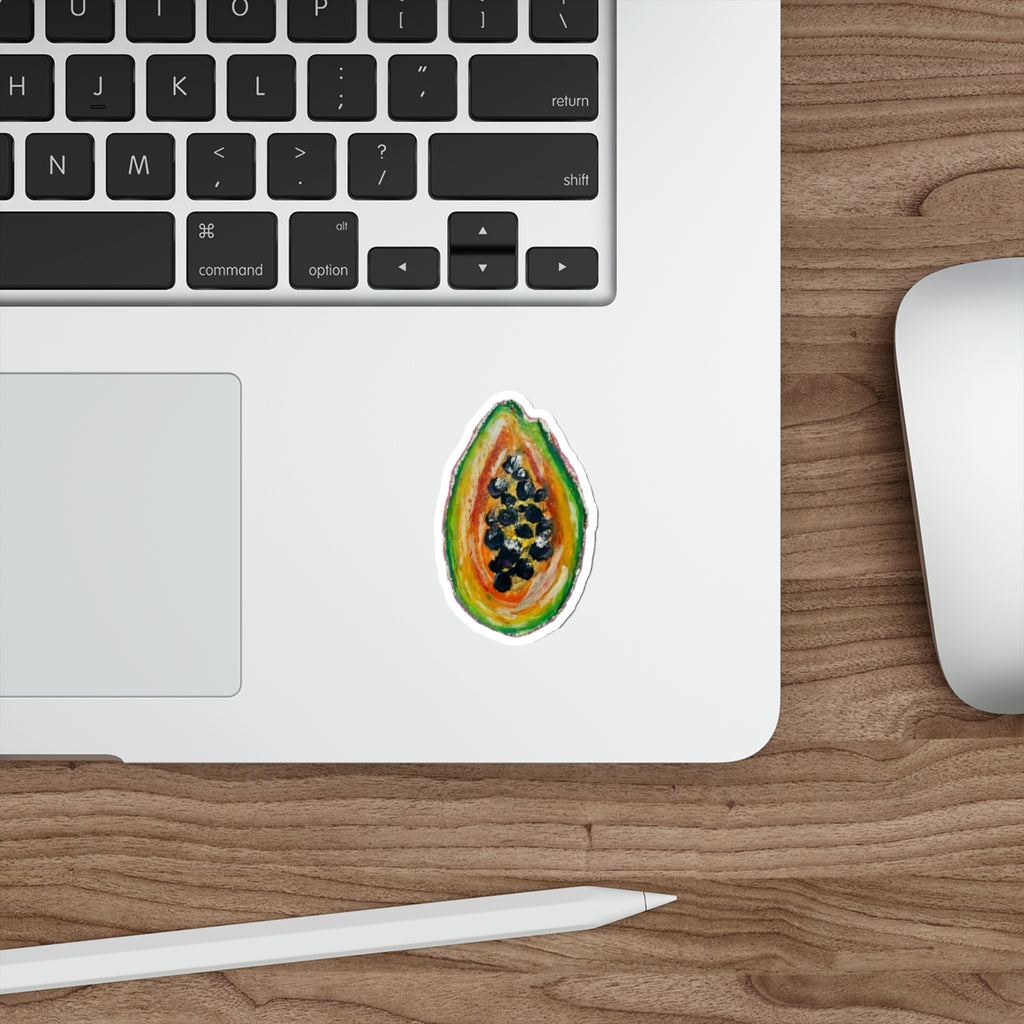 Papaya No. 1 Die-Cut Sticker