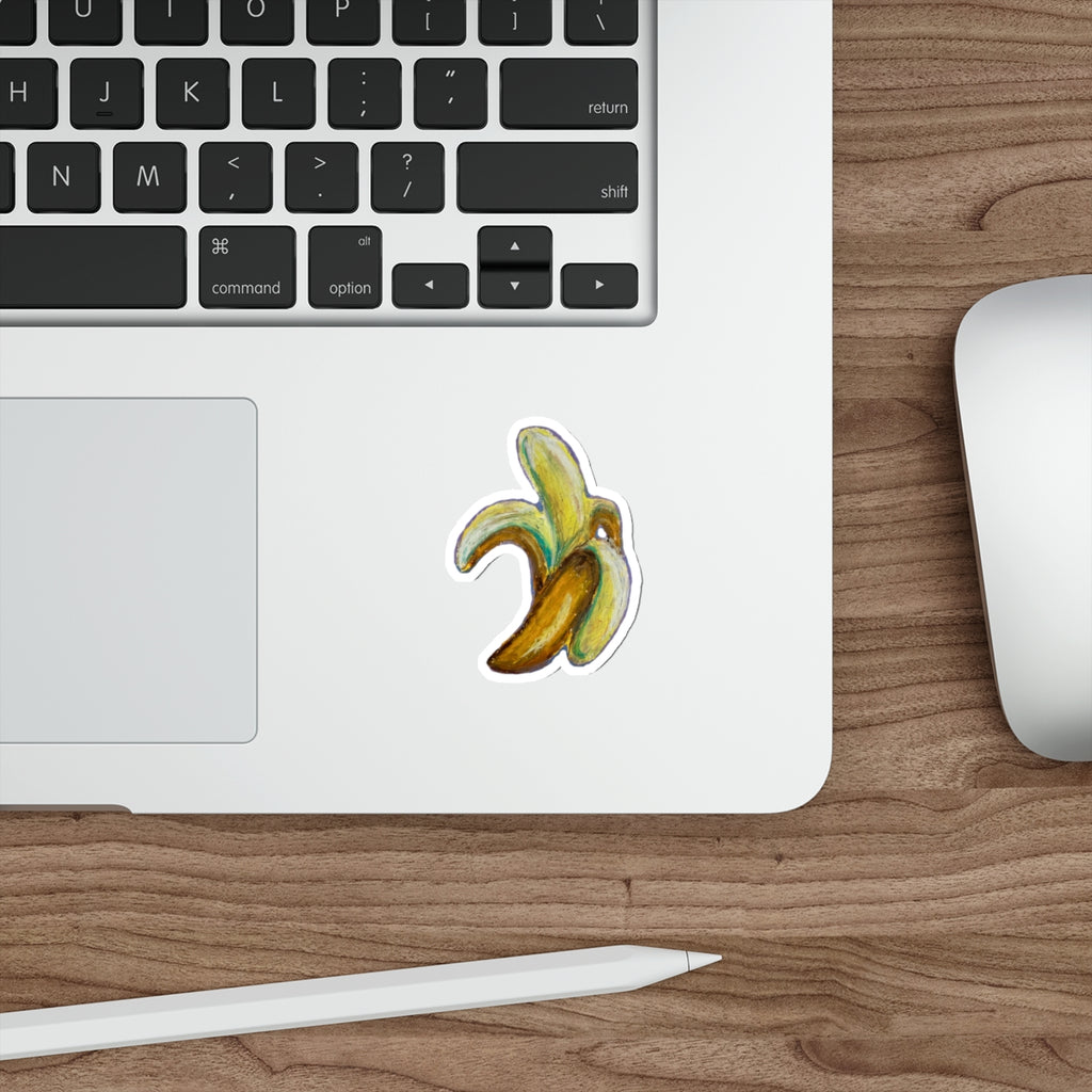 Banana Peel Die-Cut Sticker
