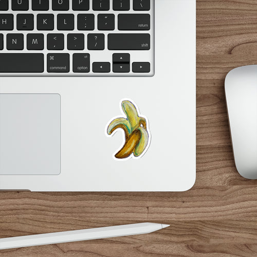 Banana Peel Die-Cut Sticker